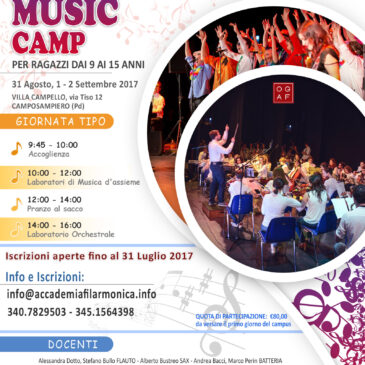 2° SUMMER MUSIC CAMP