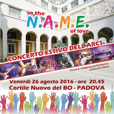 Concerto Estivo dell’ARCS – 26 agosto 2016