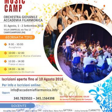 1° Summer Music Camp