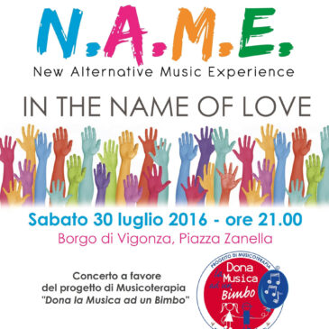 N.A.M.E. Concerto a Vigonza 30 luglio 2016